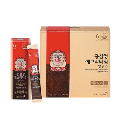 Nước hồng sâm 10ml*30 gói Everytime Balance KGC