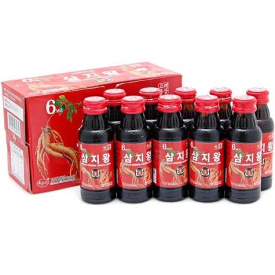 Nước hồng sâm linh chi 100ml*10 chai*10 hộp KGS