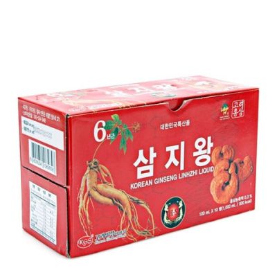 Nước hồng sâm linh chi 100ml*10 chai*10 hộp KGS