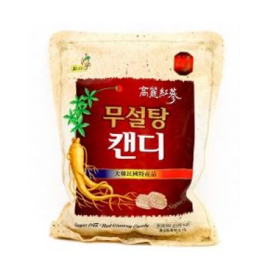 Kẹo hồng sâm không đường 500gram (màu trắng)