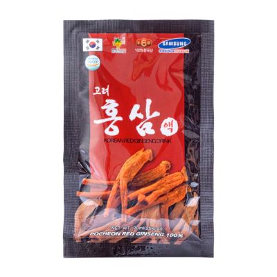 Nước hồng sâm Thuốc Bắc 70ml*30 gói Pocheon (hộp giấy nâu)